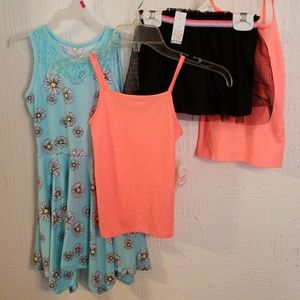 Tutu Scooter, camis, dress. NWT girls size 4